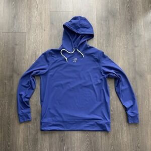 Birdie Retriever Tide Runner Performance Hoodie Size Small Blue Golf Athleisure